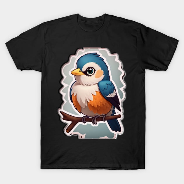 happy bird logo T-Shirt by HTA DESIGNS